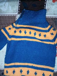 Hand Knitted Sweater For Babies