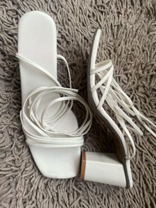White Strappy Sandals