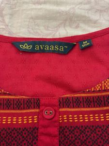 Straight Kurta-Red