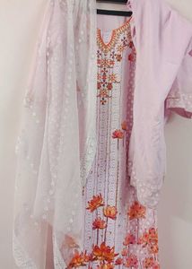 Beautiful Georgette Embroidery Dress 🎉