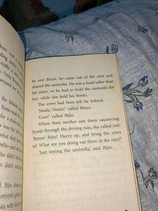 the blue umbrella- Ruskin bond