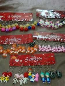 Excellent Bulk of More Than 50 Unique Keychains