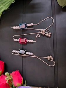 Gemstone &amp; Diamond  Bracelet Trio