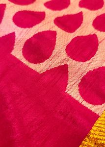 Elegant Pink Peacock Saree