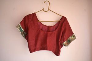 MAROON Banarasi Georgette SAREE