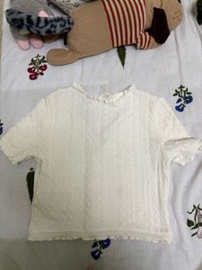 White Knit Cardigan
