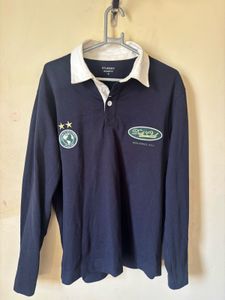 STUDIOFIT Relaxed Fit Long Sleeve Polo Shirt