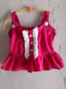 Dreamy Pink Top And Short For Baby Girl
