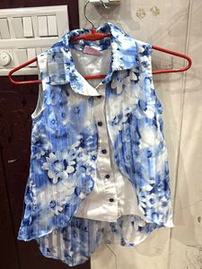 royal blue shirt top