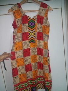 Cotton Sleeveless Kurta