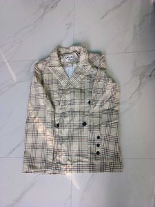 Checked Blazer
