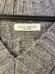 Cozy Grey Knit Sweater
