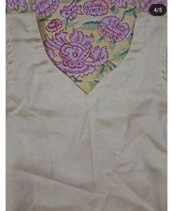 Stitched Golden Kurta