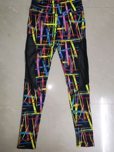 Active Wear Multicolour Gym Pants
