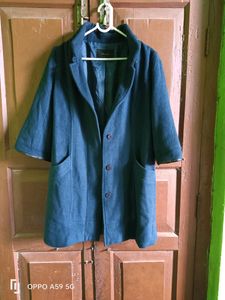 Zara Woman Wool Blend Coat