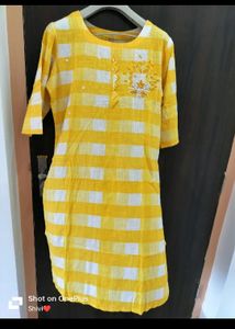 Yellow Kurta And Pant