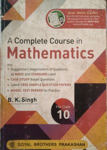 Bk Singh Class 10 Th Mathematics