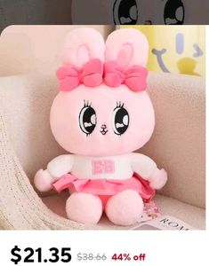 Esther Bunny Plushie Soft Toy