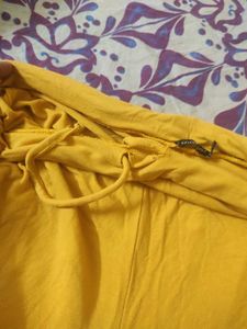 go colors l-xl stretchable Yellow Palazzos