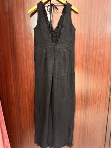 Black Sleeveless Jumpsuit