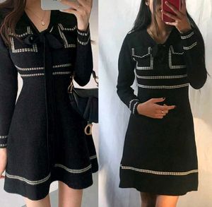 Korean Black High Quality Dress