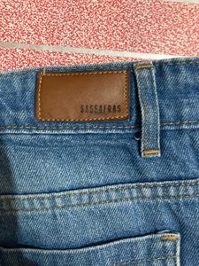 Wide Leg Denim Jeans