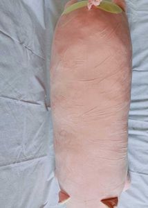 Giant Pink Pig Plush Pillow
