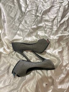 Peep toe high heels