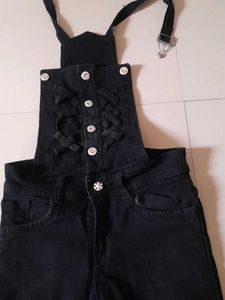 Black Dungree In New Condition🖤