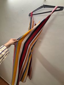 Striped Sleeveless Slip Dress