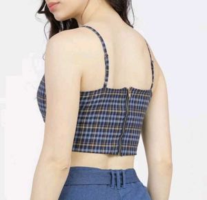 Unused Blue Crop Top