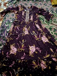 Floral Print Kurta