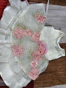 Cute White & Pink Dress