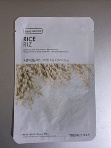 Real Nature Rice Face Mask