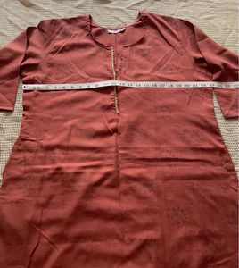 Rust Colour Kurta