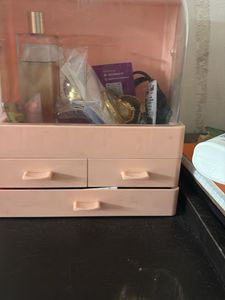 Pink Cosmetic Organizer