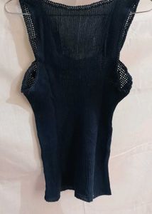 ZR Blue Knit Tank Top