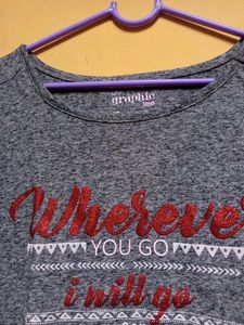 Gray Graphic Tee