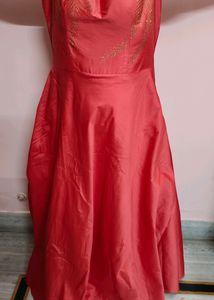 Party Wear Silk Gown
