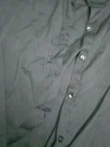 Black Crop Shirt With Full Sleeve