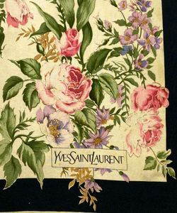 Vintage Yves Saint Laurent Silk Scarf/Bandana