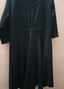 Black A-line Dress.