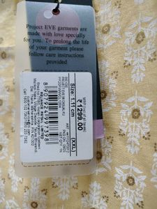 BRAND NEW YELLOW KURTA XXL
