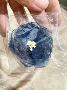 Blue Flower Handmade Designer Brooch