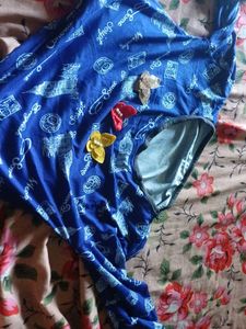 Blue Printed Top