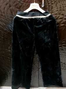 Black Velvet Joggers