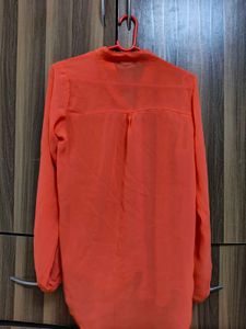 Chic Orange Blouse