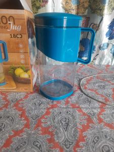 Blue Lemon Jug