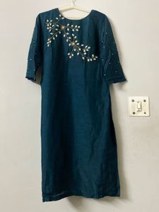 Elegant Teal Complete 3 Piece Suit Set