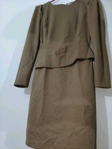 Elegant Brown Dress